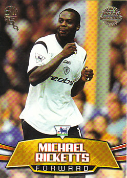 Michael Ricketts Bolton Wanderers 2002 Topps Premier Gold #BW2